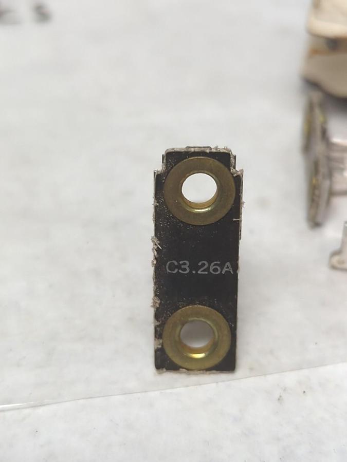 GENERAL ELECTRIC,CR123C3.26A,OVERLOADHEATER ELEMENT LOT OF 6 NOS