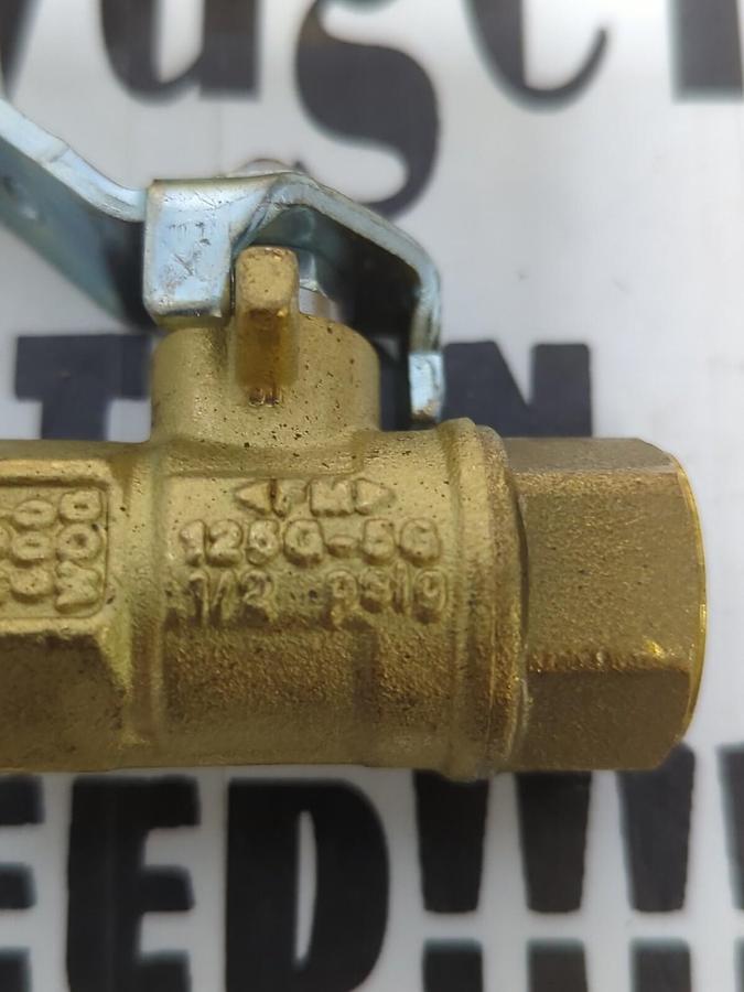 FM,125G-5G,3/8 INCH DN10 SHUT OFF VALVES LOT OF 8 NOS