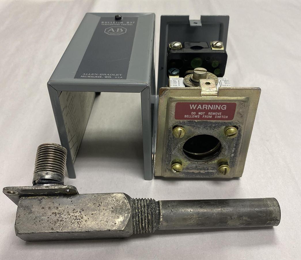 ALLEN BRADLEY,837-H2,SER. A TEMPERATURE CONTROL NOS