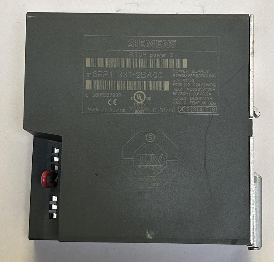 Used SIEMENS,6EP13312BA00,POWER SUPPLY