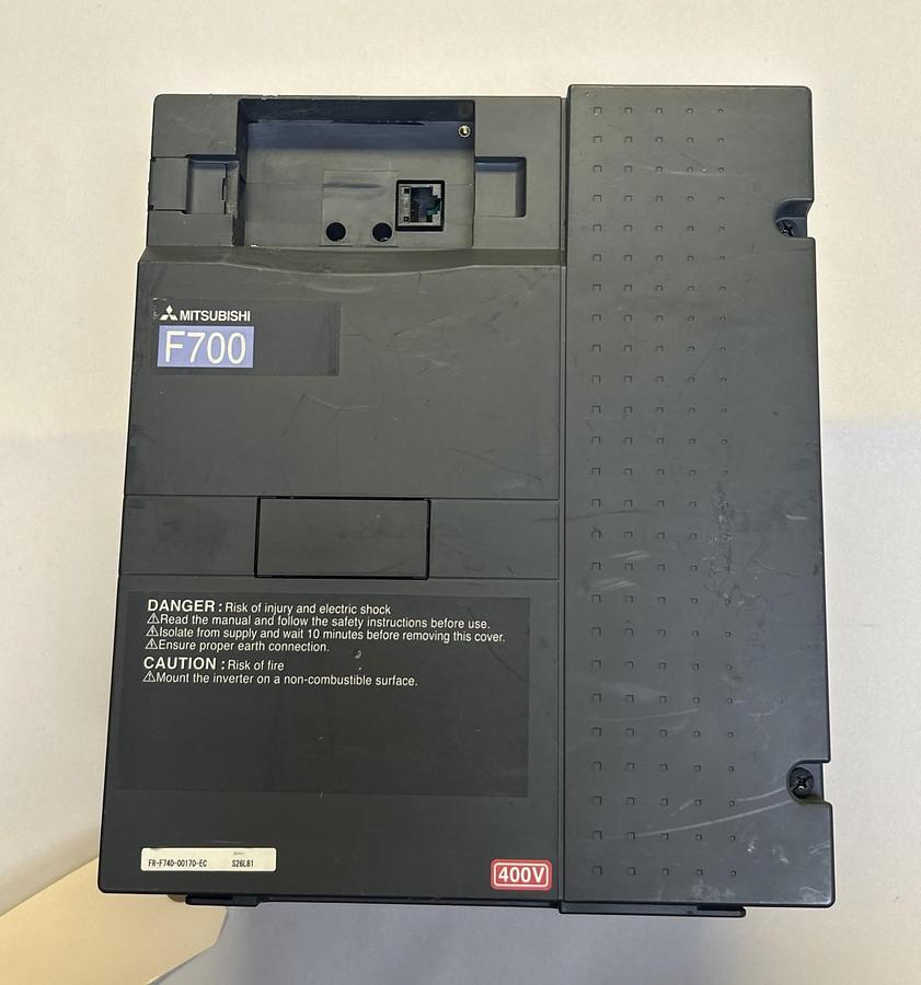 Used MITSUBISHI,FR-F740-00170-EC,AC INVERTER DRIVE VFD 380-480V 17A