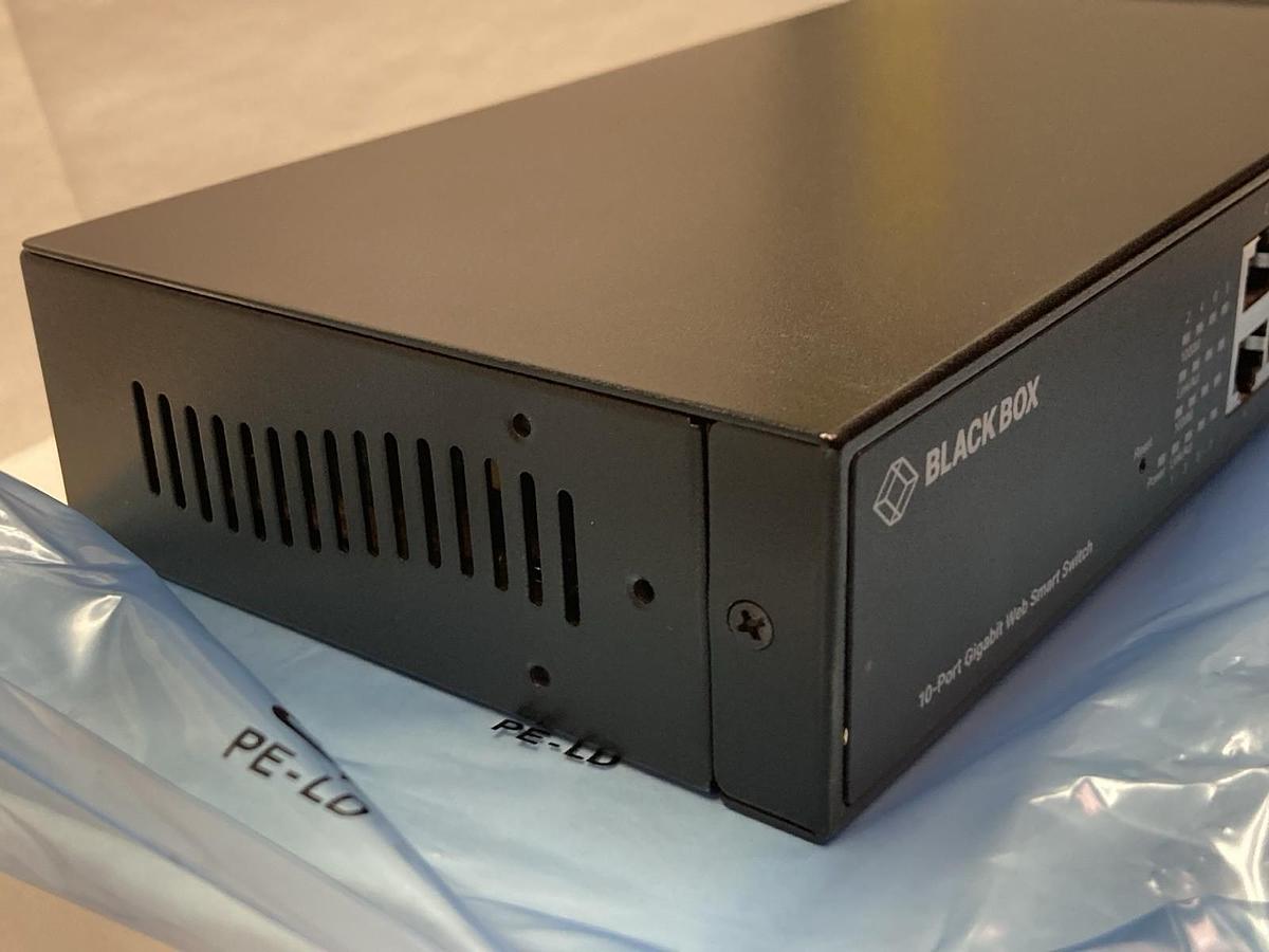 Used Black Box,LGB710A,Gigabit Ethernet Web Smart Switch