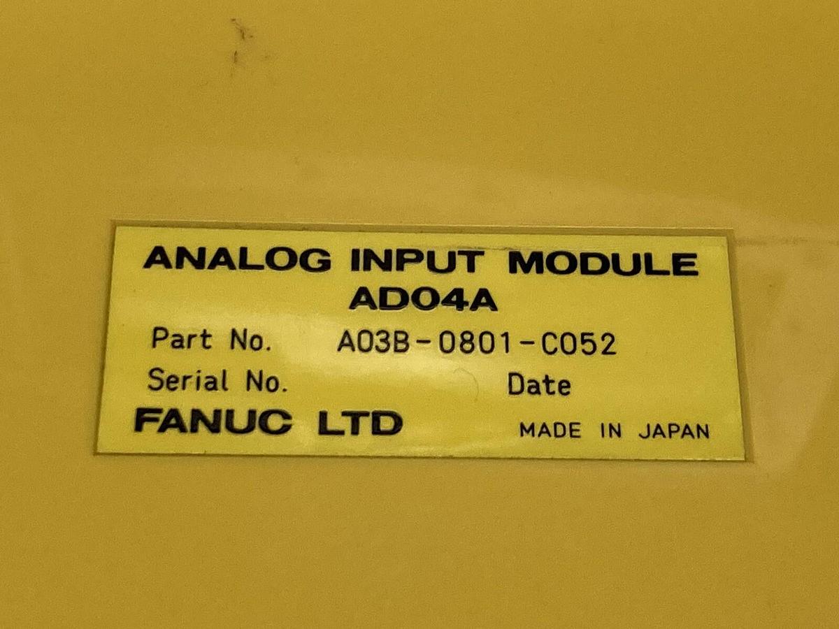 Used Fanuc,AD04A A03B-0801-C052,Input Module