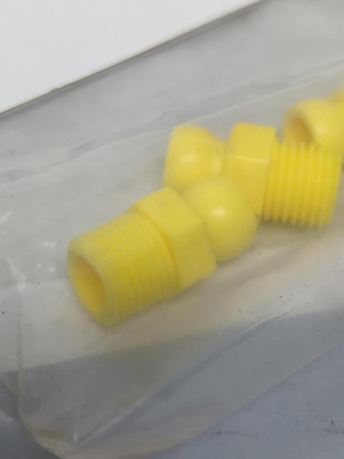 SNAP FLOW,48485098,1/4 INCH NPT CONNECTORS 4 PIECE PACK NOS