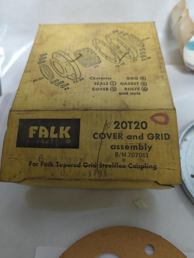 FALK,707061,20T20 COVER & GRID ASSEMBLY FOR TAPERED COUPLINGS NOS