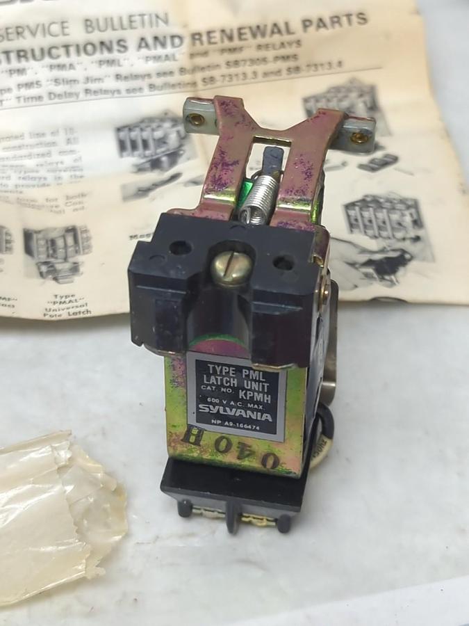 SYLVANIA,KPMH-12 76,LATCH MECHANISM NOS