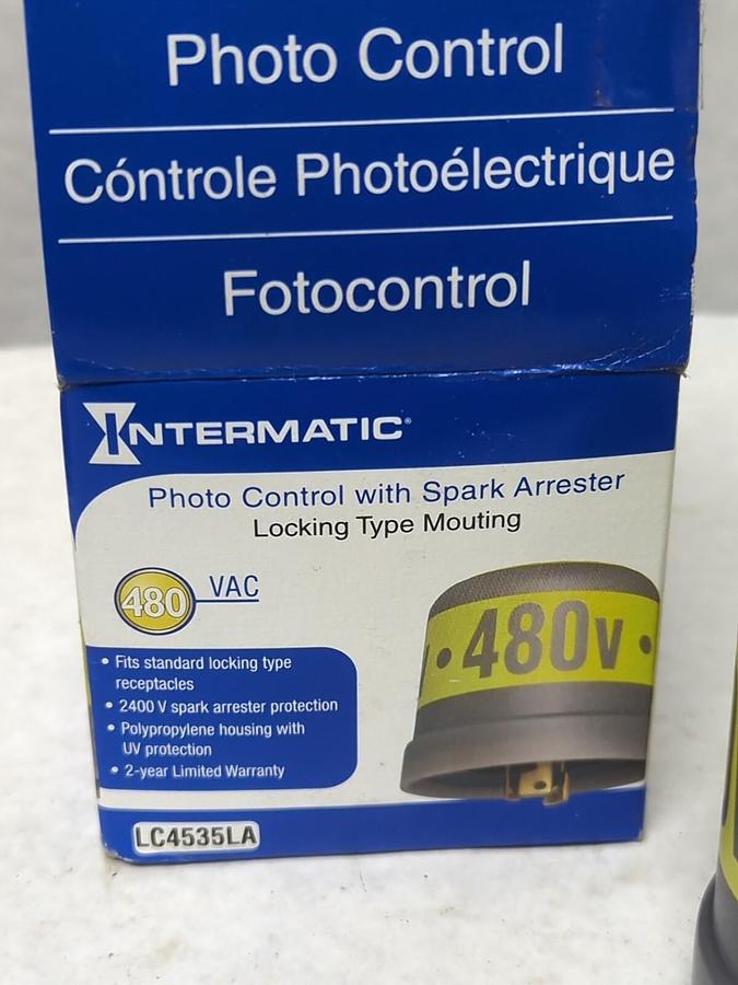 INTERMATIC,LC4535LA,PHOTO CONTROL WITH SPARK ARRESTER 480VAC NOS