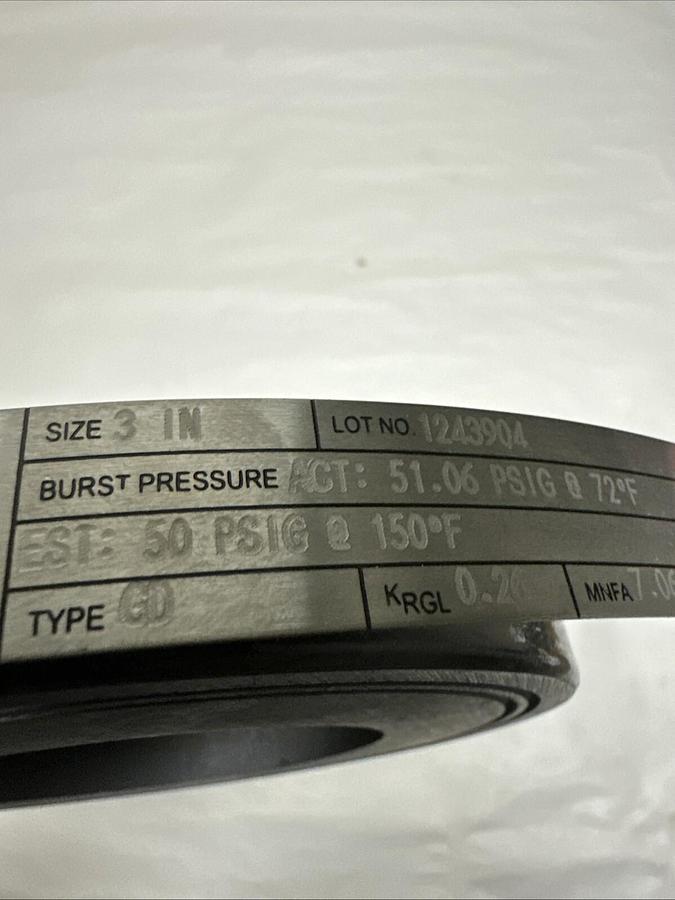 Fike,CF123258,3" Graphite Rupture Disk