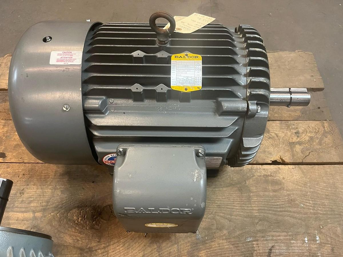 Used BALDOR,M4106,MOTOR 20HP 3525RPM 3PH 286U