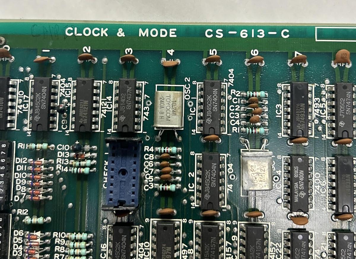 Used UNBRANDED,CS-613-C,CLOCK & MODE CIRCUIT BOARD