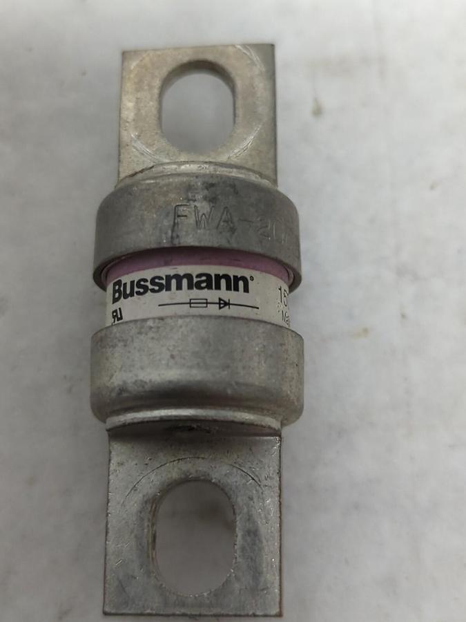 Used BUSSMANN,FWA-200B,BOLT ON FUSE 200 AMP LOT OF 6 PRE-OWNED