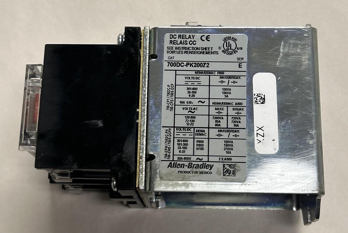 Used ALLEN BRADLEY,700DC-PK200Z2,DC RELAY