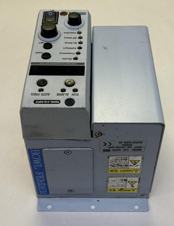 Used SINFONIA TECHNOLOGY,C10-5VFEF,PART FEEDER CONTROLLER