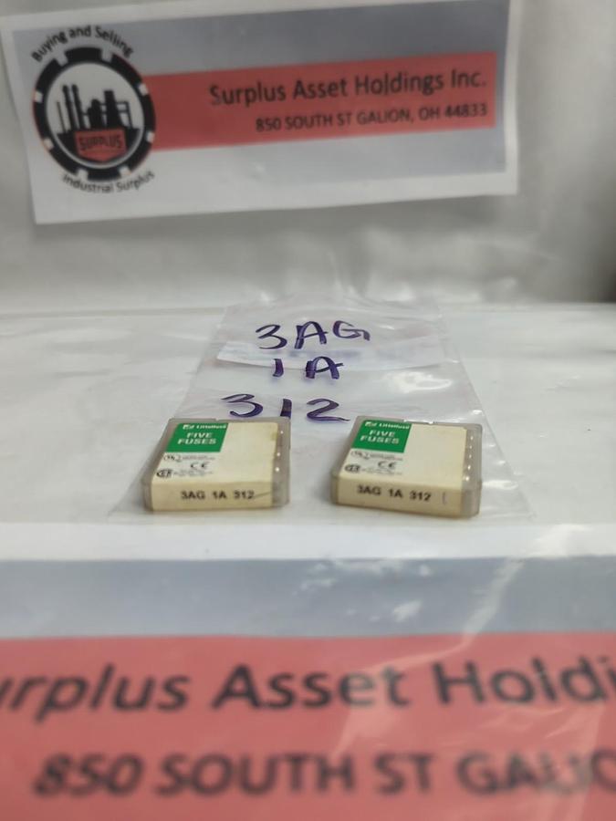 LITTELFUSE,3AG-1A-312,1 AMP FUSE LOT OF 9 NOS