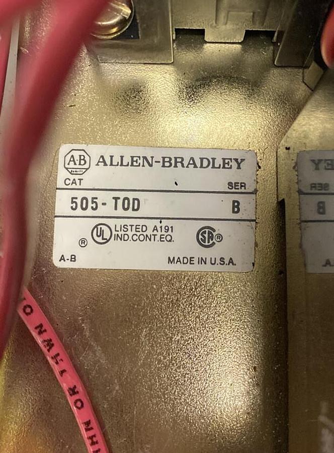 Used Allen-Bradley,505-T0D,Ser B Reversing Starter W/ Transformer 47649