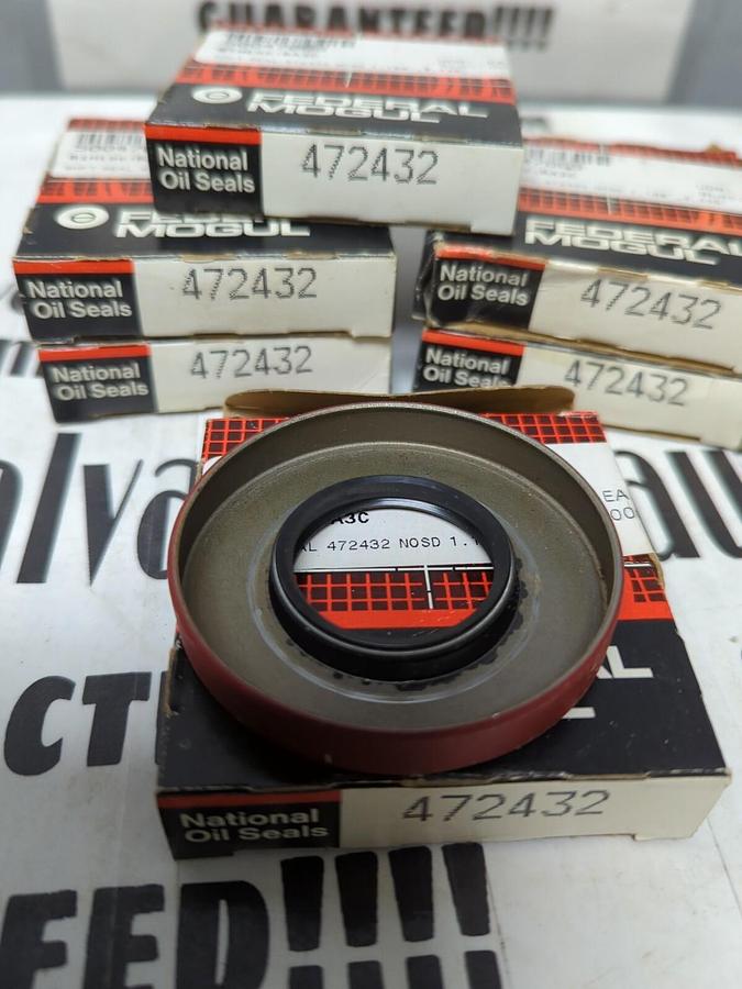 NATIONAL OIL SEAL SEALS,472432,OIL SEALS 1.188  X 2.445 LOT OF 6 NOS