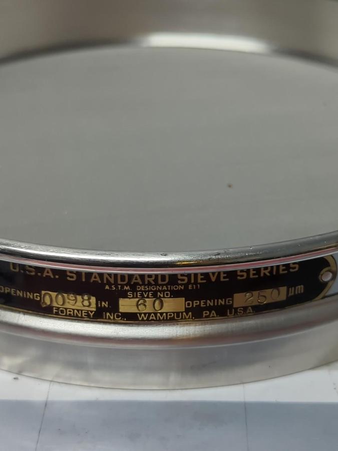 Used USA STANDARD,NO.10,TEST SIEVE 2.00MM .0737 INCH ASTM E-11 SPEC PRE-OWNED