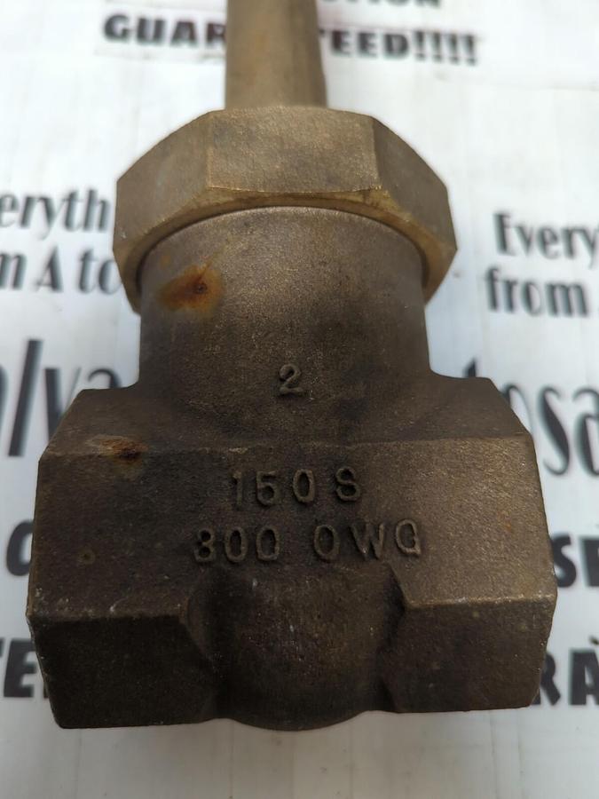 STOCKHAM,FIG B-120,2 INCH BRONZE GATE VALVE NOS