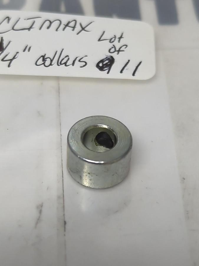 CLIMAX,1/4 INCH,BORE STEEL SET SCREW SHAFT COLLARS LOT OF 11 NOS