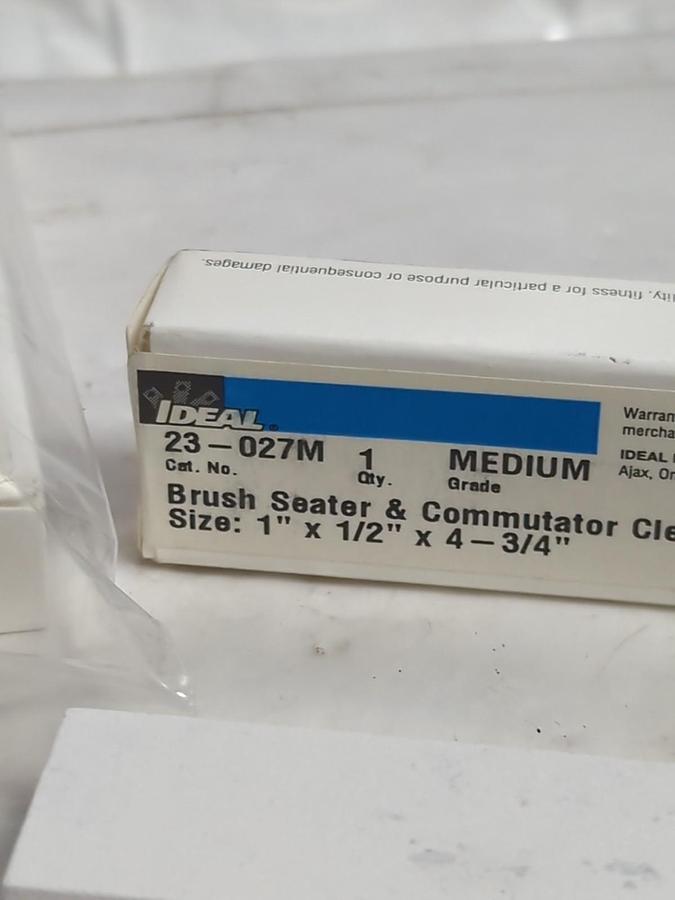 IDEAL,23-027M,BRUSH SEATER & COMMUTATOR CLEANER 1X1/2X3/4 INCH LOT OF 9 NOS
