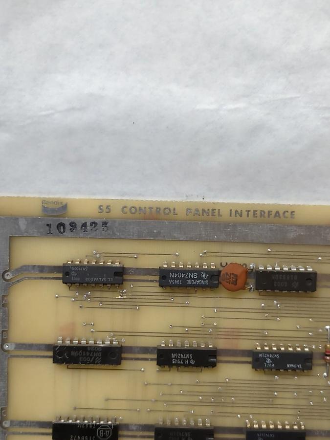 Used BENDIX,3726564E,S5 CONTROL PANEL INTERFACE CIRCUIT BOARD PRE-OWNED