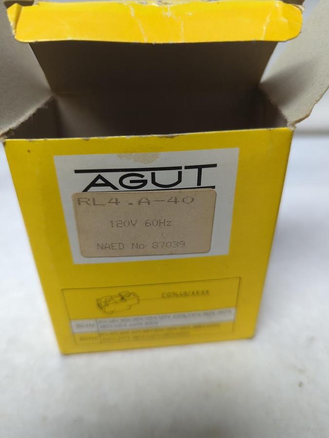 AGUT,RL4.a-40,CONTACTOR 120V 60HZ NOS