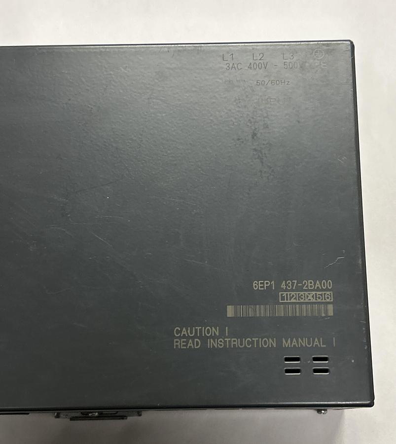 Used SIEMENS,6EP1437-2BA00,POWER SUPPLY 30A 24VDC