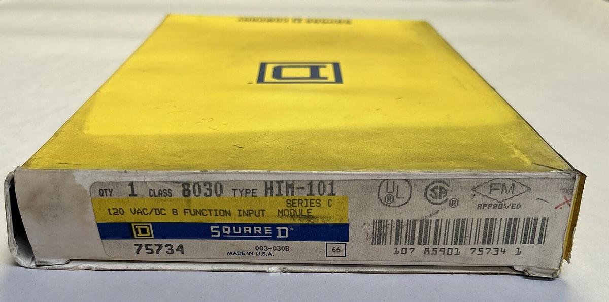 SQUARE D SYMAX,8030HIM-101,INPUT MODULE NOS