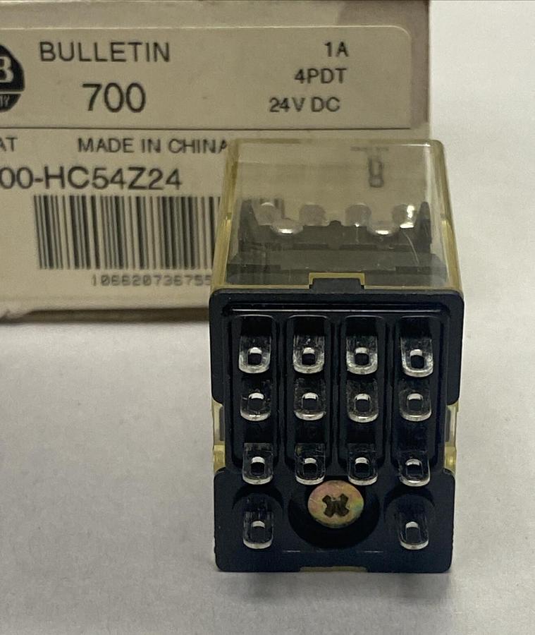 ALLEN BRADLEY,700-HC54Z24,RELAY 24 V DC 50/60 HZ LOT OF 2 NOS