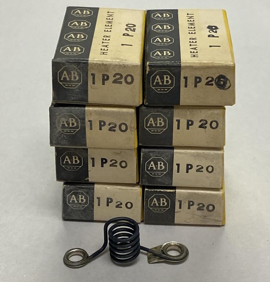 ALLEN BRADLEY,P20,HEATER ELEMENT LOT OF 8 NEW