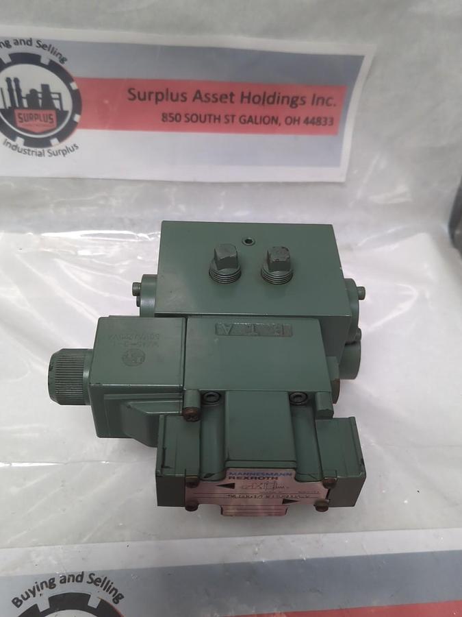Used REXROTH MANNESMANN,4WE6D61/EW110ON9DA/V,HYDRAULIC DIRECTIONAL VALVE PRE-OWNED