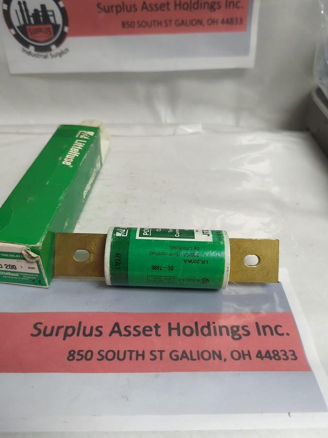 LITTELFUSE,JTD200,TIME DELAY CLASS J 200 AMP FUSE NOS