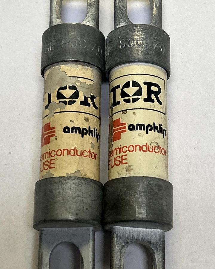 Used IOR,SF60C70,FUSE 70A LOT OF 2