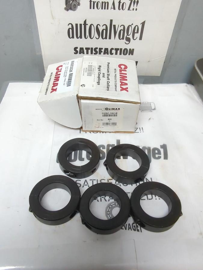 CLIMAX,G2SC-162-B,1-5/8 INCH SHAFT COLLAR  DOUBLE SPLIT BOX OF 5 NEW