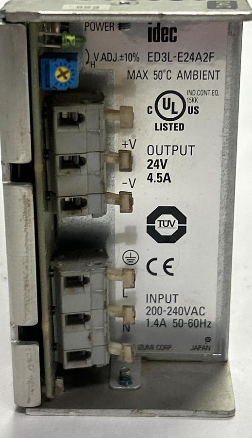 Used IDEC,ED3L-E24A2F,POWER SUPPLY