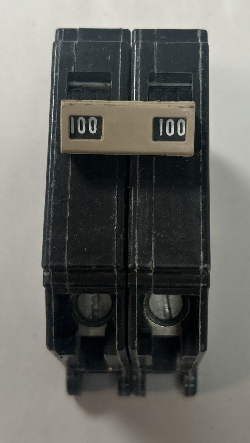 Used CUTLER-HAMMER,CH2100,CIRCUIT BREAKER 100A 120/240V 2P