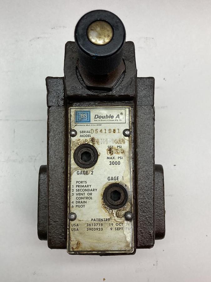 Double A,B-08-1M-H1-10A4,Hydraulic Relief Valve