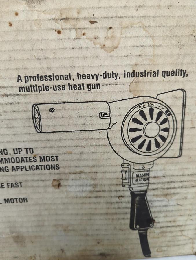 MASTER,HG-301A,INDUSTRIAL HEAT GUN NOS