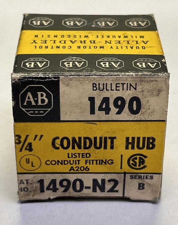 ALLEN BRADLEY,1490-N2,CONDUIT HUB 3/4INCH NOS