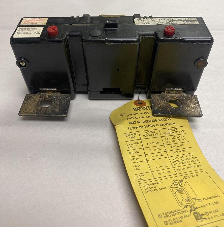 Cutler-Hammer,HMA21250TM,Trip Unit 800A 2 Pole NOS