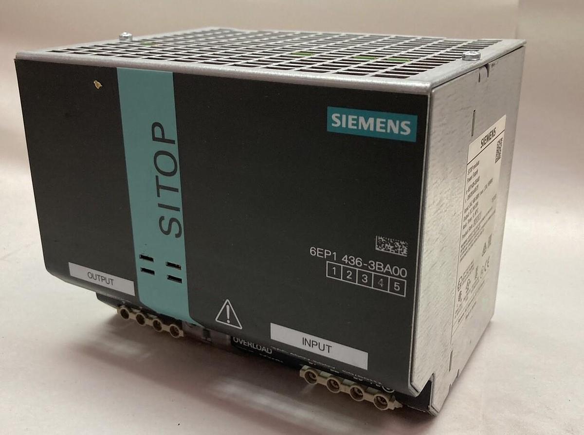 Used Siemens,6EP1 436-3BA00,Power Supply 3AC 400V-500V 50/60Hz