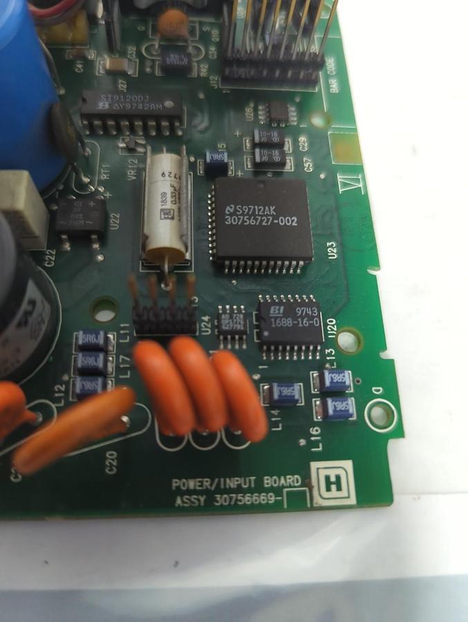 Used HONEYWELL,30756669,POWER/INPUT BOARD PRE-OWNED