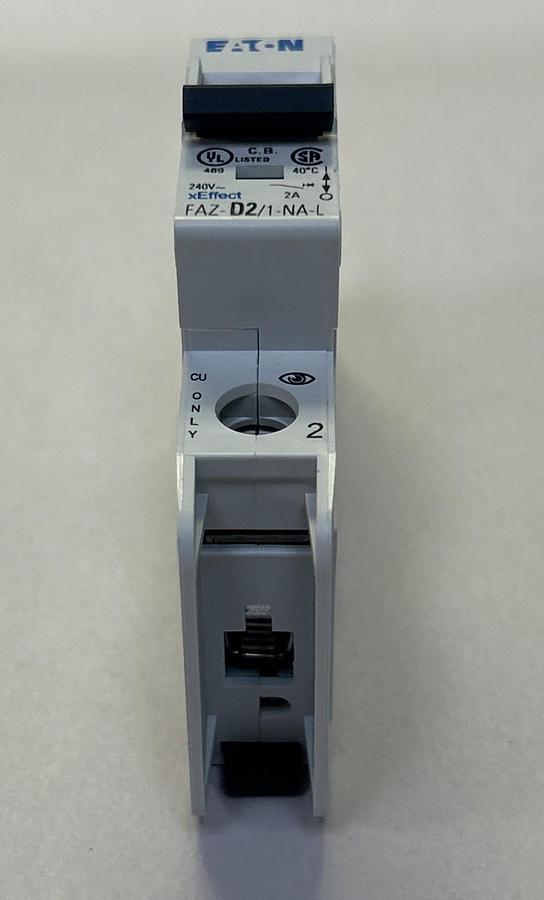 EATON,FAZ-D2/1-NA-L-SP,CIRCUIT BREAKER 2A 240V 1P NOS
