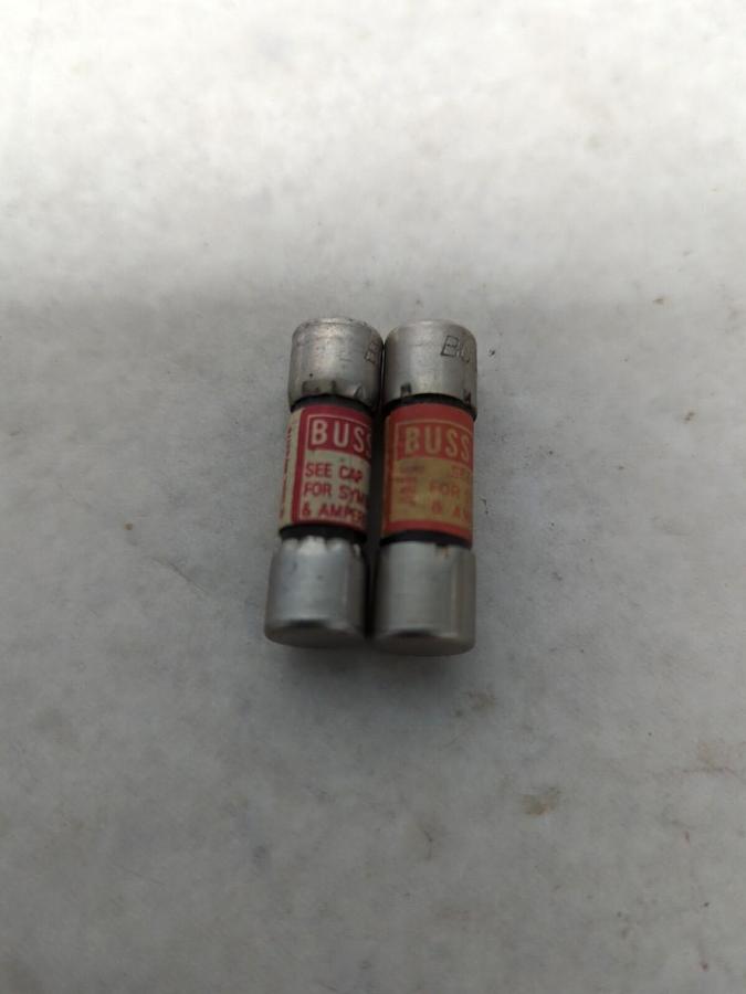 COOPER BUSSMANN,BBS4,MIDGET FUSE 4 AMP LOT OF 2 NOS