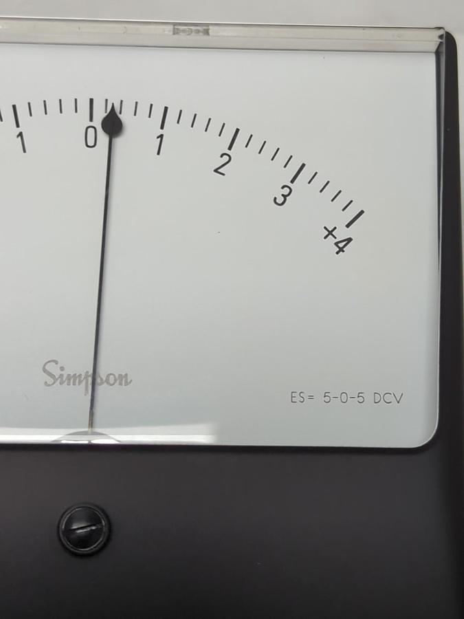 Used SIMPSON,1329,PANEL METER -4-0-+4 PRE-OWNED