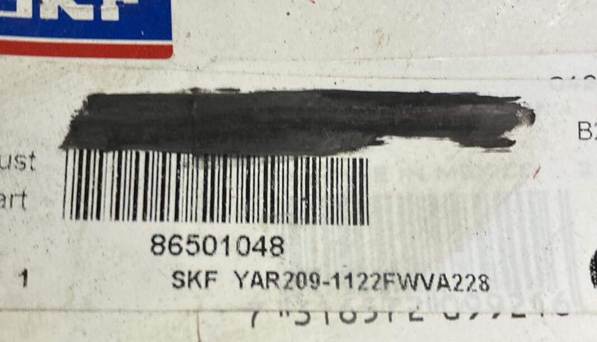 Used SKF,YAR209-1122FW,Ball Bearing Insert Lot of 5 NOS