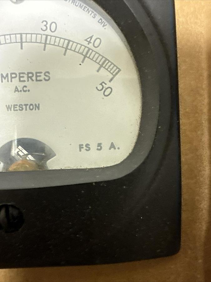 Weston,304,Triplett Type 0-50 Amps AC
