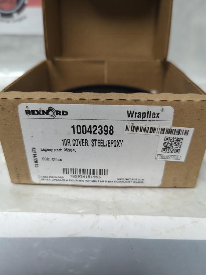 REXNORD,10042398,WRAPFLEX 10R COVER STEEL-EPOXY NOS