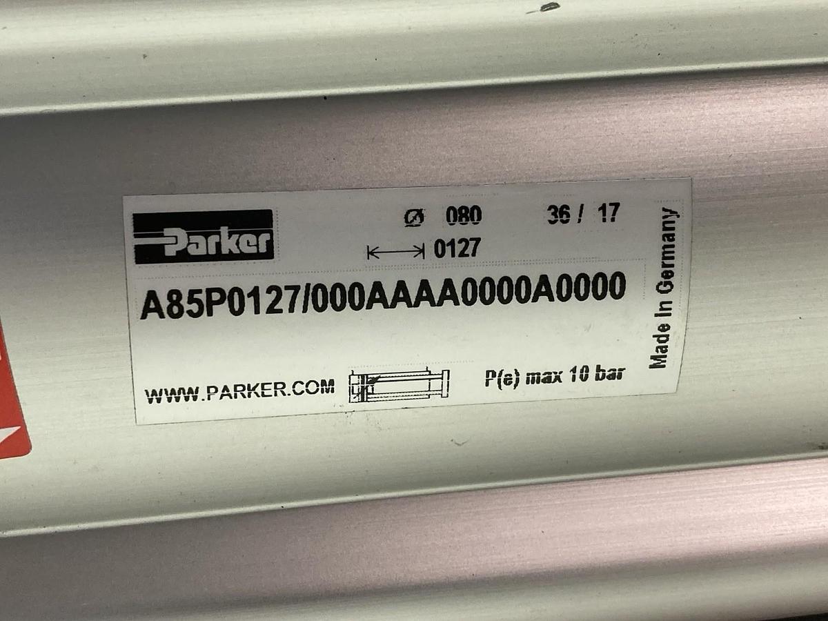 Parker,A85P0127/000AAAA0000A0000,Pneumatic Cylinder 10 bar