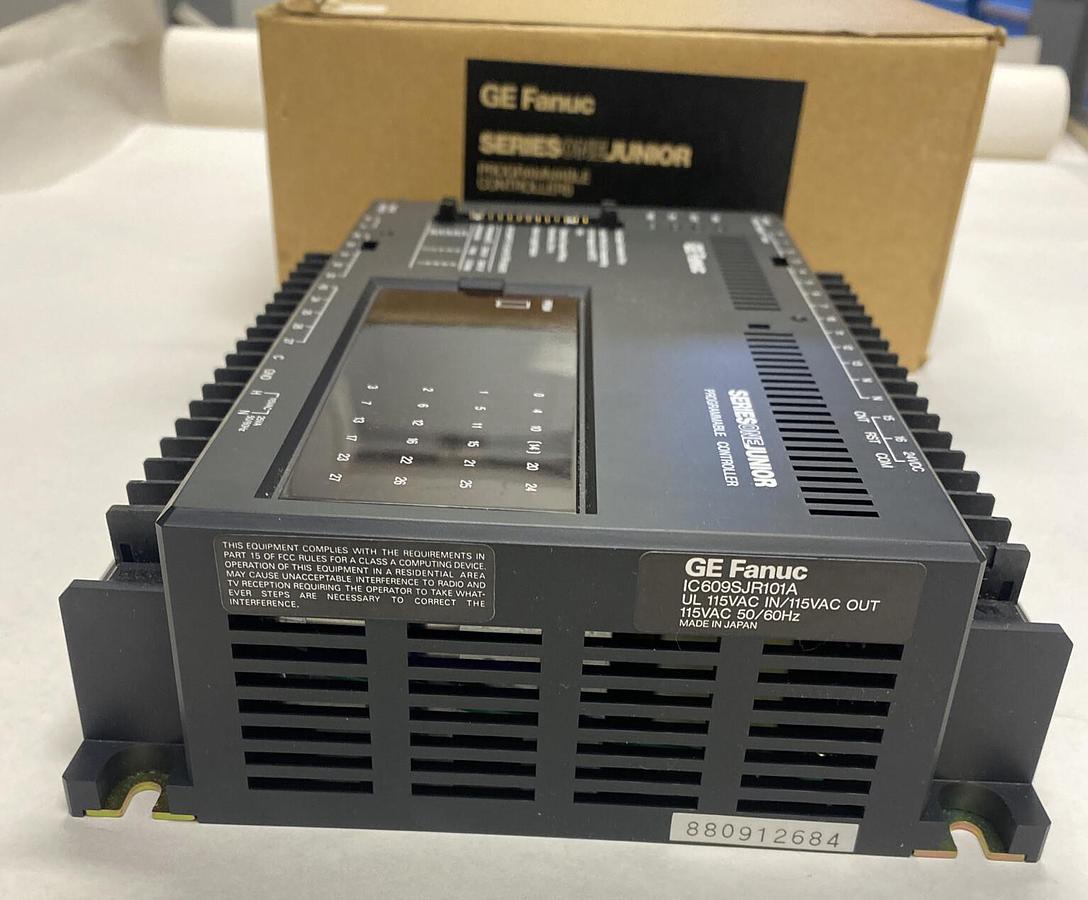 GE FANUC,IC609SJR101A,PROGRAMMABLE CONTROLLER NOS